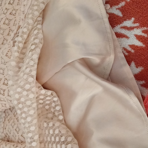 🔥🔥Eliza J blush Easter teared pleated lace skirt pockets 2 - Picture 16 of 16